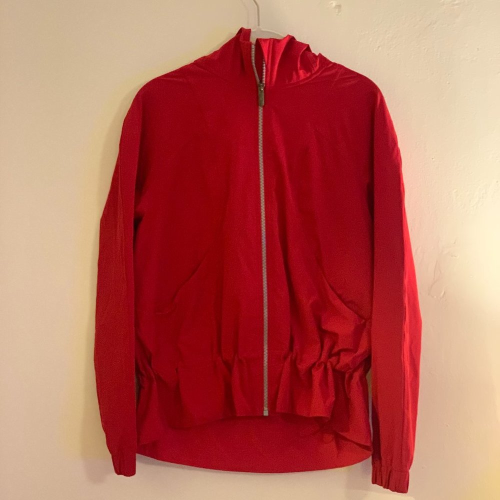 *Size 6* Lululemon Red Rain Jacket